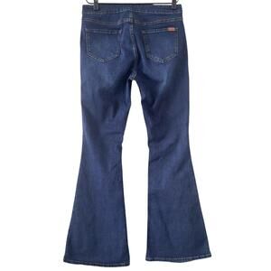 Rock & Roll Wide Leg Jeans Women's Size 32x33 Bargain Button Flare Denim